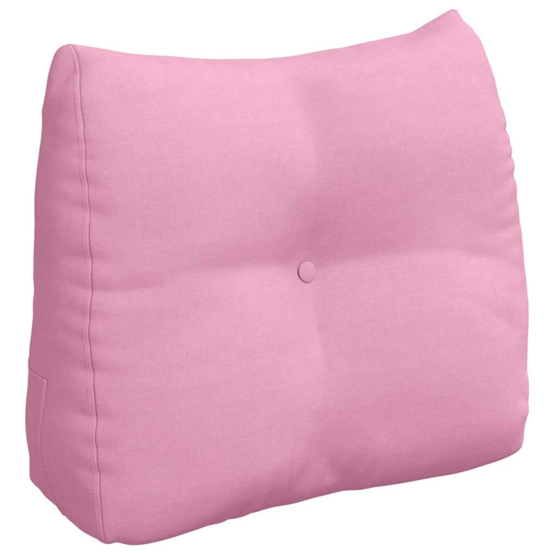 vidaXL Atpakaļ spilvens Rozā 60 x 24 x 50 cm audums