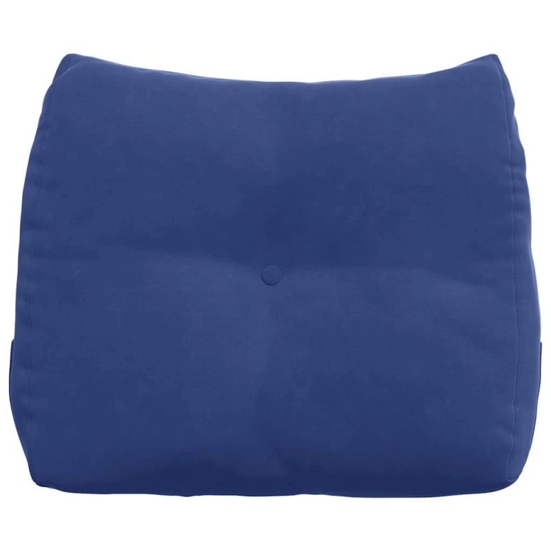 vidaXL Atpakaļ spilvens Policijas zila 60 x 24 x 50 cm Samts