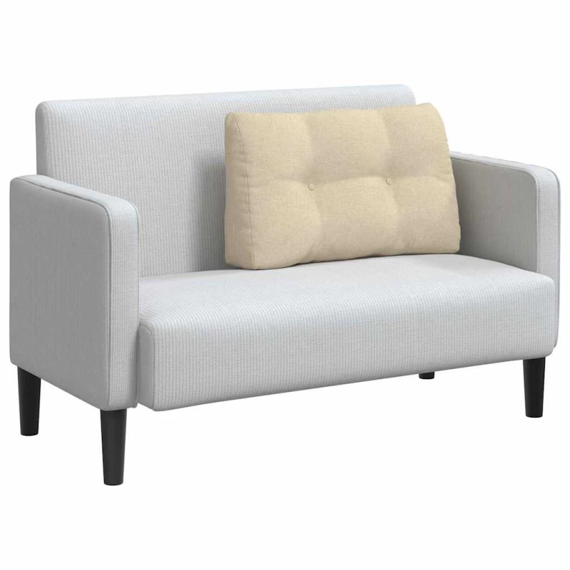 vidaXL Atpakaļ spilvens Krēmkrāsa 80 x 24 x 50 cm audums