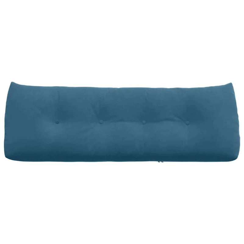 vidaXL Atpakaļ spilvens Zila 140 x 24 x 50 cm Samts