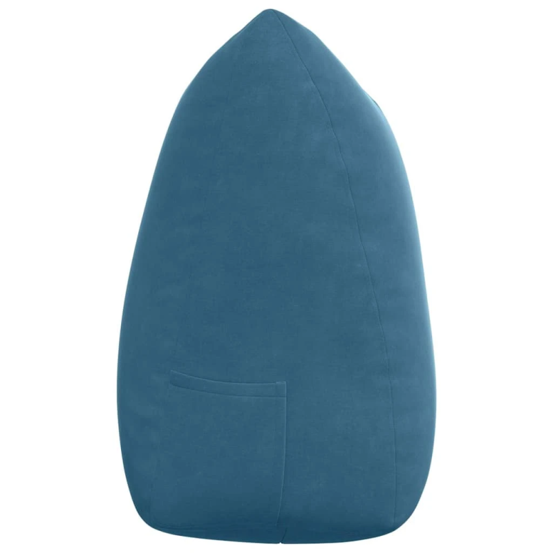 vidaXL Atpakaļ spilvens Zila 140 x 24 x 50 cm Samts