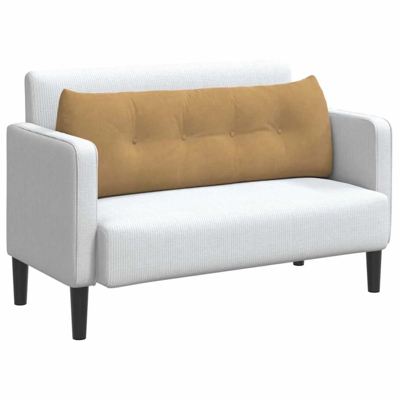 vidaXL Atpakaļ spilvens Brūna 140 x 24 x 50 cm Samts