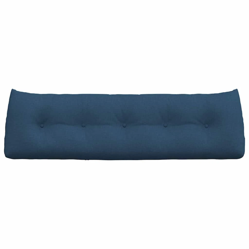 vidaXL Atpakaļ spilvens Zila 160 x 24 x 50 cm audums