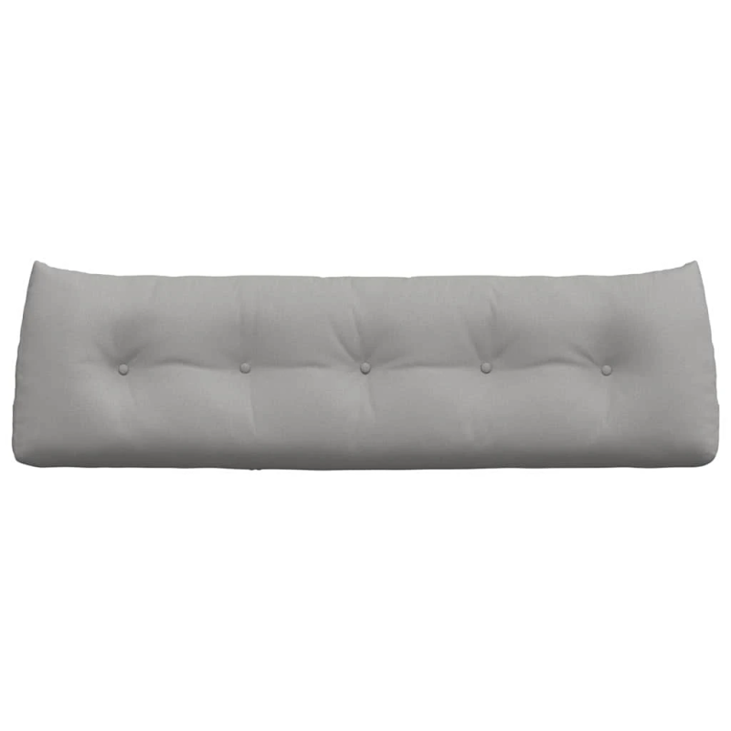 vidaXL Atpakaļ spilvens Mākoņu pelēka 160 x 24 x 50 cm audums