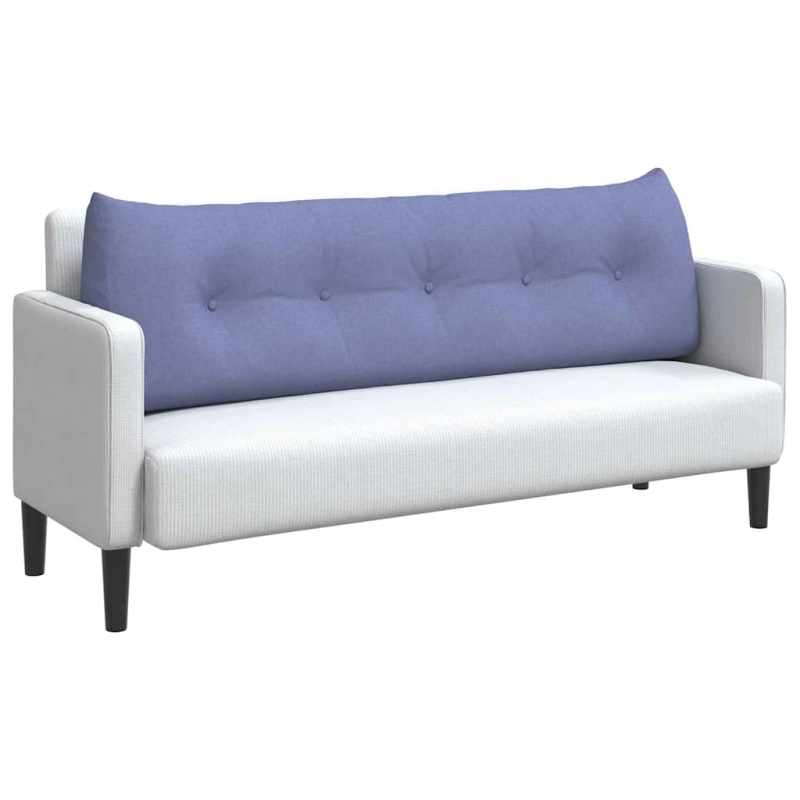 vidaXL Atpakaļ spilvens Džinsu zils 160 x 24 x 50 cm audums