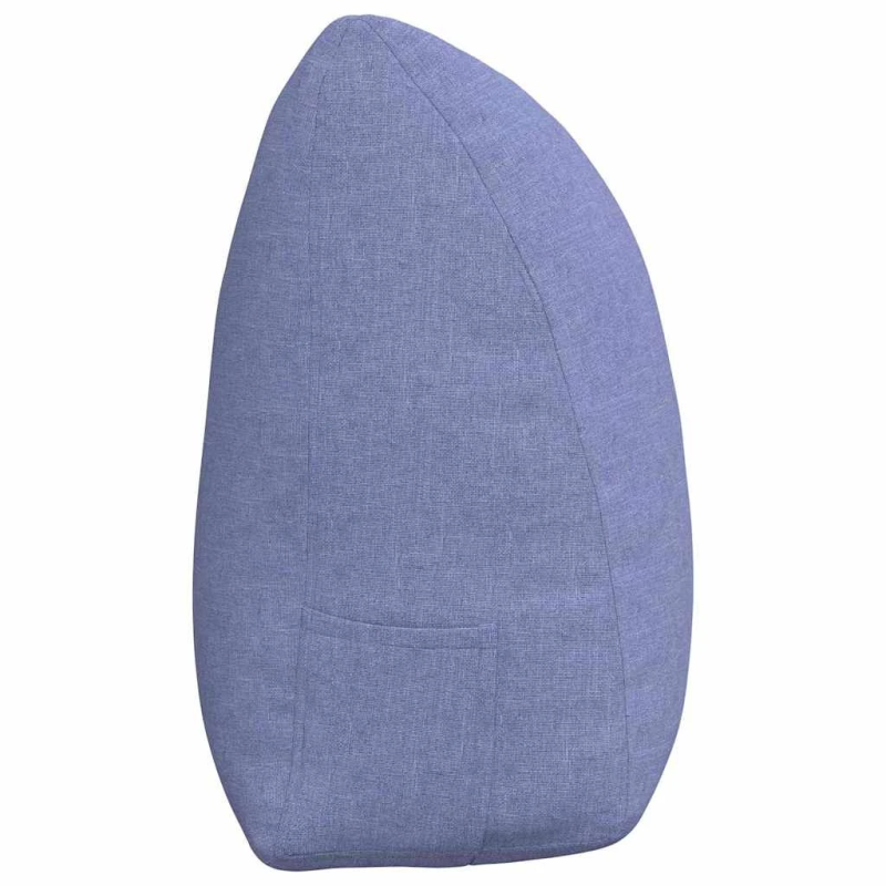 vidaXL Atpakaļ spilvens Džinsu zils 160 x 24 x 50 cm audums