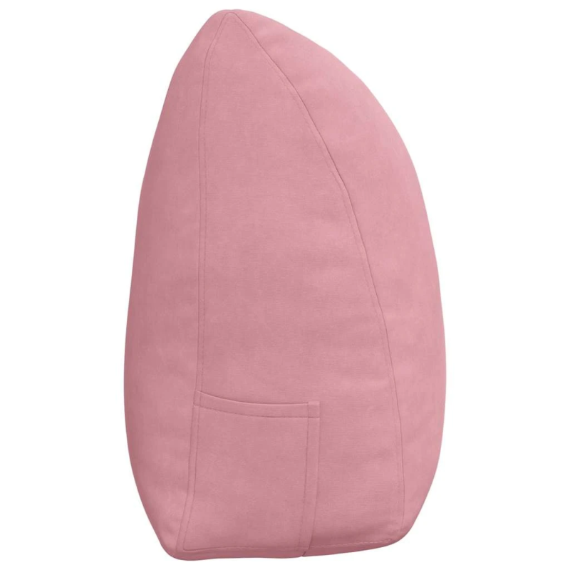 vidaXL Atpakaļ spilvens Rozā 160 x 24 x 50 cm Samts