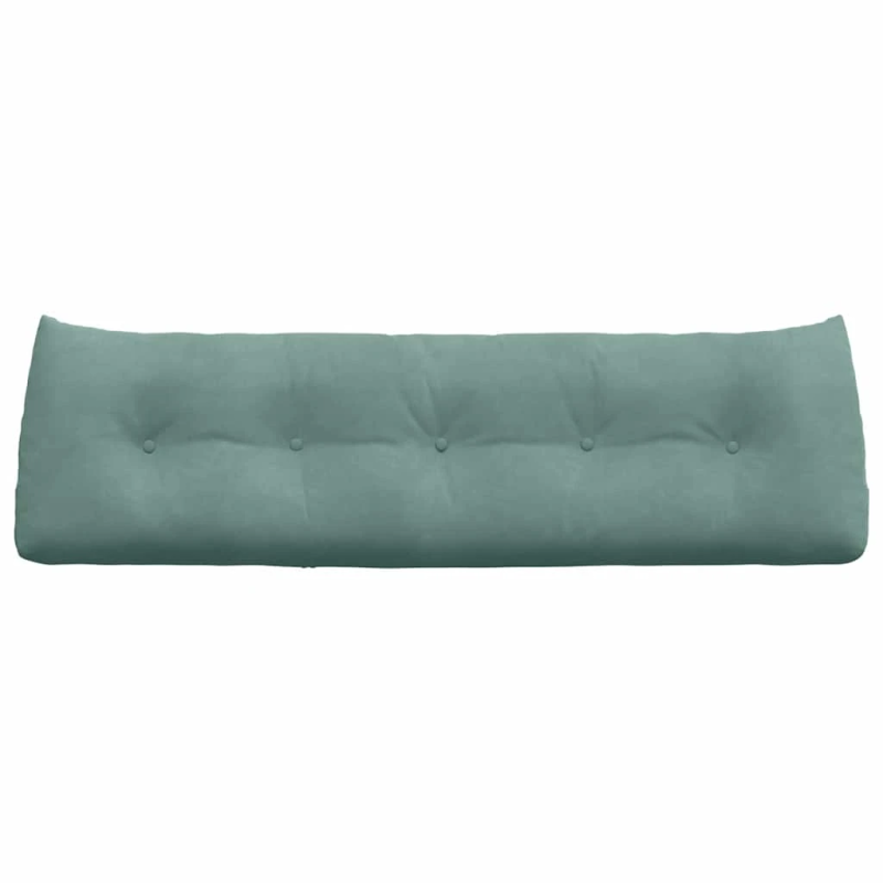 vidaXL Atpakaļ spilvens Jūras zaļa 160 x 24 x 50 cm Samts