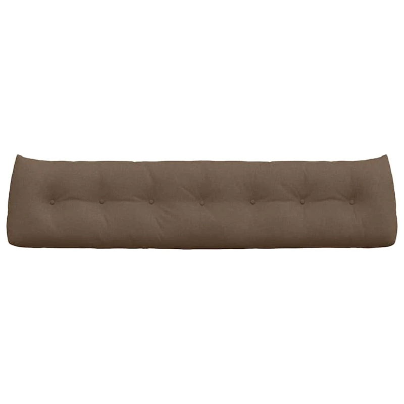 vidaXL Atpakaļ spilvens Brūna 200 x 24 x 50 cm audums