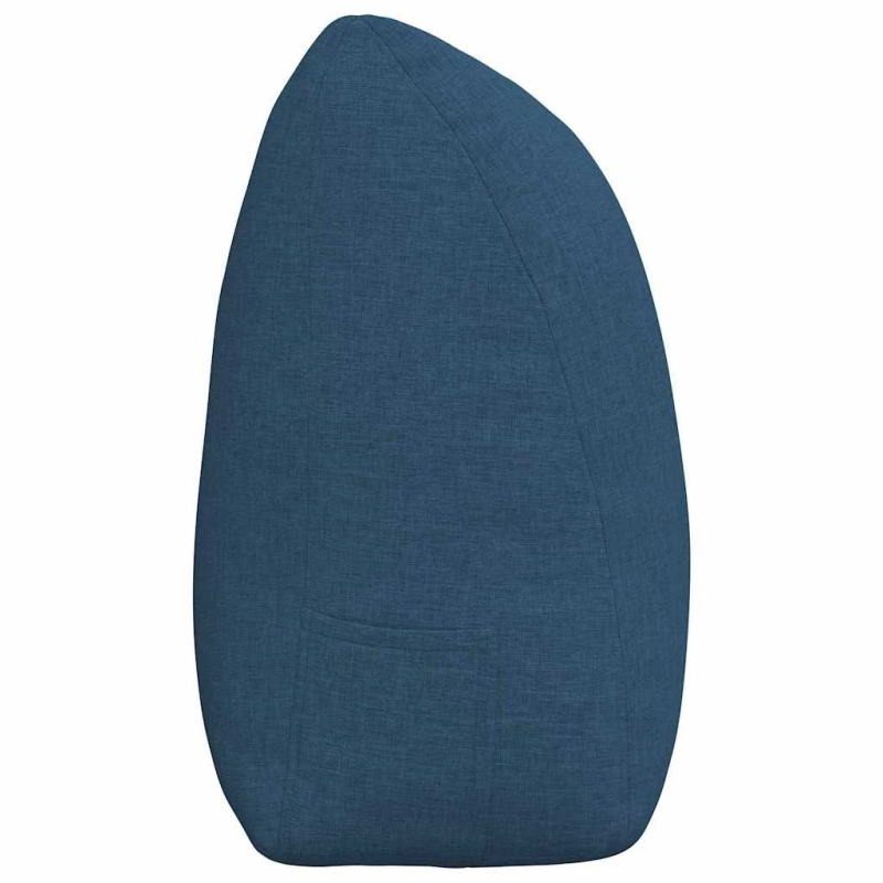 vidaXL Atpakaļ spilvens Zila 200 x 24 x 50 cm audums