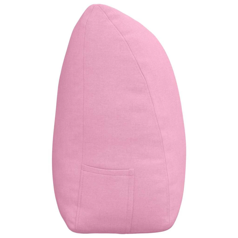 vidaXL Atpakaļ spilvens Rozā 200 x 24 x 50 cm audums