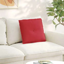 vidaXL Atpakaļ spilvens Sarkana 50 x 19 x 45 cm audums