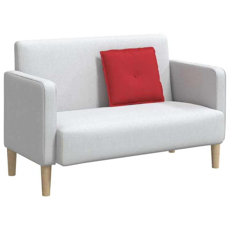 vidaXL Atpakaļ spilvens Sarkana 50 x 19 x 45 cm audums