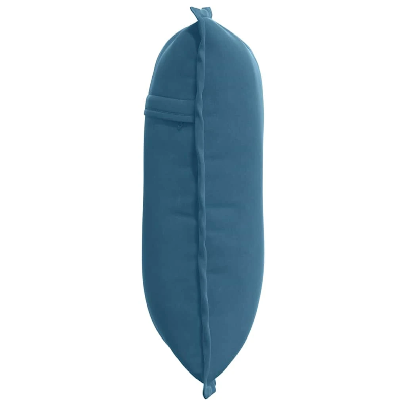 vidaXL Atpakaļ spilvens Zila 50 x 45 cm Korduroja audums