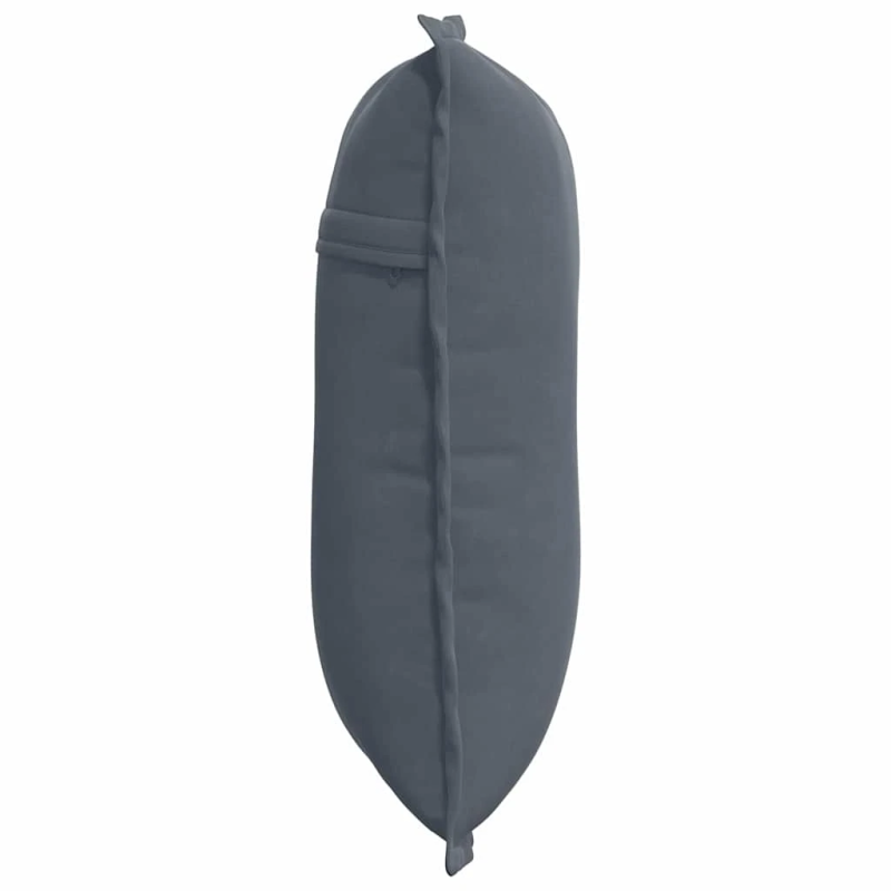 vidaXL Atpakaļ spilvens Tumši pelēks 50 x 45 cm Korduroja audums