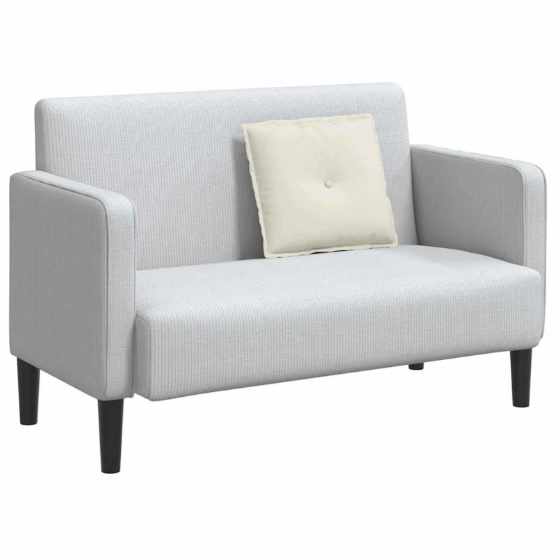 vidaXL Atpakaļ spilvens Krēmkrāsa 50 x 45 cm Korduroja audums