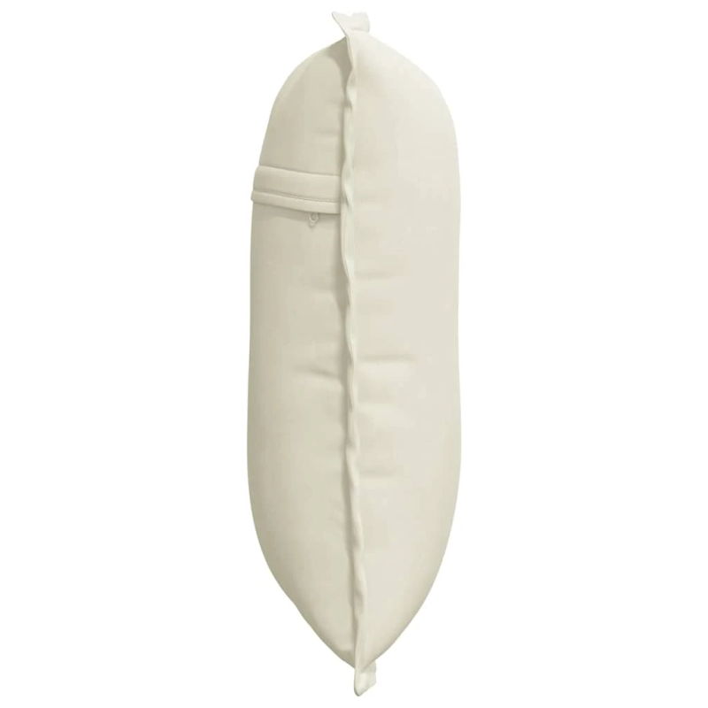 vidaXL Atpakaļ spilvens Krēmkrāsa 50 x 45 cm Korduroja audums