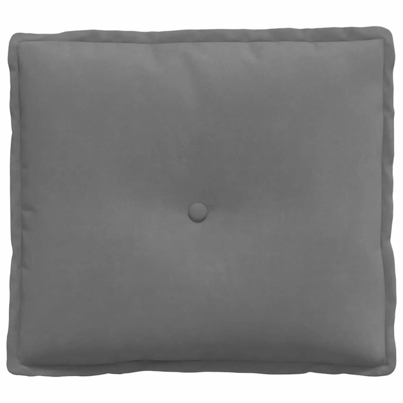 vidaXL Atpakaļ spilvens Tumši pelēks 50 x 45 cm Mikrofibra