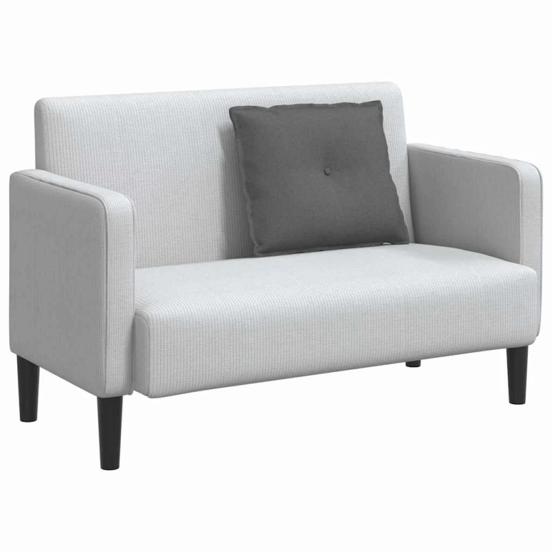 vidaXL Atpakaļ spilvens Tumši pelēks 60 x 19 x 50 cm audums