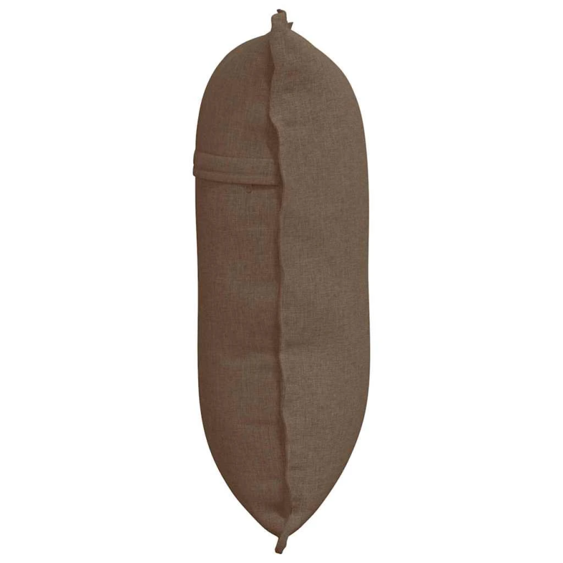 vidaXL Atpakaļ spilvens Brūna 60 x 19 x 50 cm audums