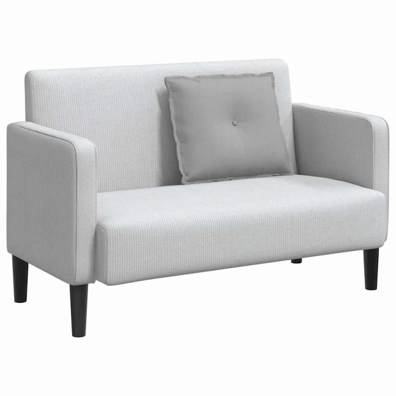 vidaXL Atpakaļ spilvens Mākoņu pelēka 60 x 19 x 50 cm audums