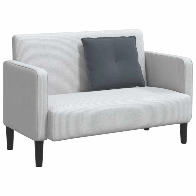 vidaXL Atpakaļ spilvens Tumši pelēks 60 x 50 cm Korduroja audums