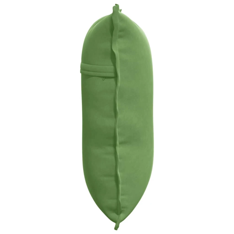 vidaXL Atpakaļ spilvens Gaiši zaļa 60 x 50 cm Korduroja audums