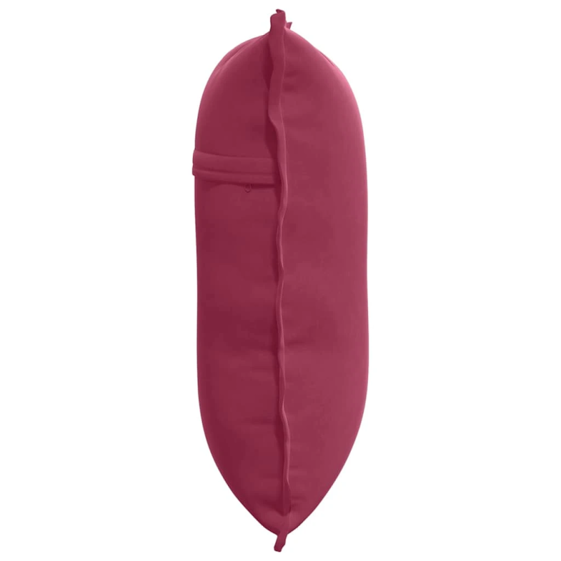 vidaXL Atpakaļ spilvens Vīna sarkans 60 x 50 cm Korduroja audums