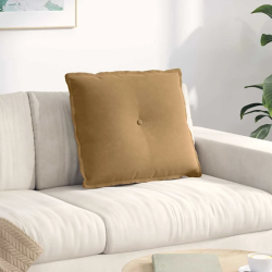 vidaXL Atpakaļ spilvens Brūna 60 x 50 cm Korduroja audums