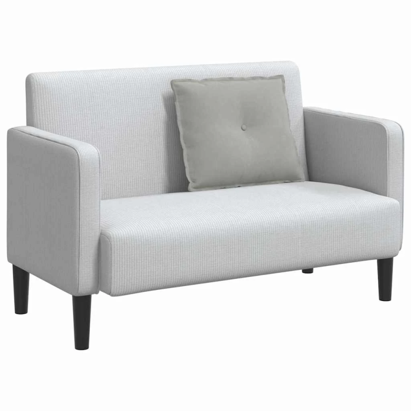 vidaXL Atpakaļ spilvens Gaiši pelēks 60 x 50 cm Mikrofibra