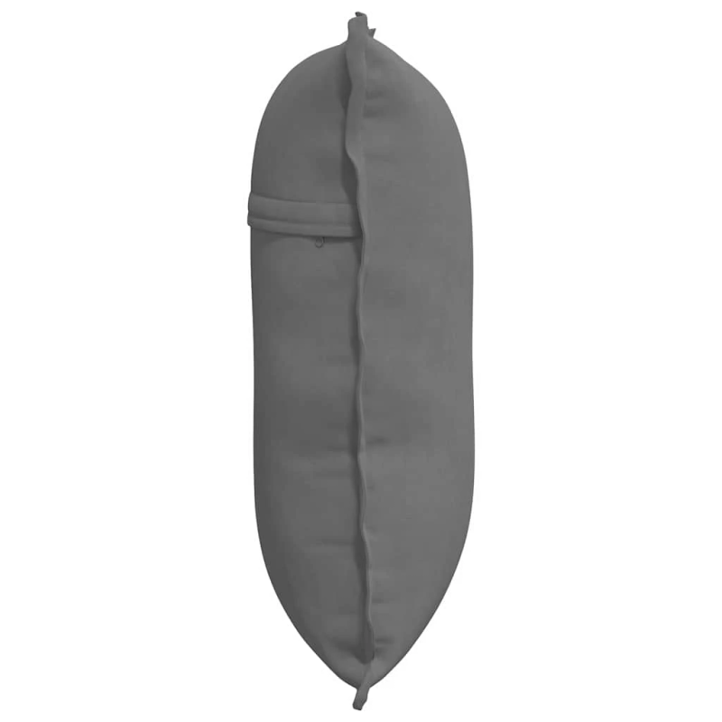 vidaXL Atpakaļ spilvens Tumši pelēks 60 x 50 cm Mikrofibra