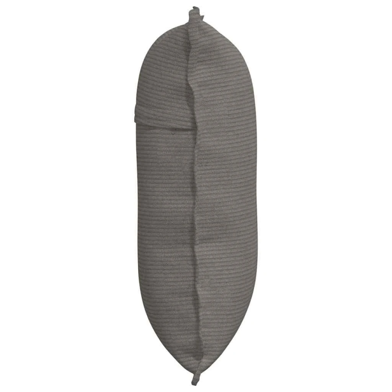 vidaXL Atpakaļ spilvens Gaiši pelēks 60 x 50 cm Korduroja audums