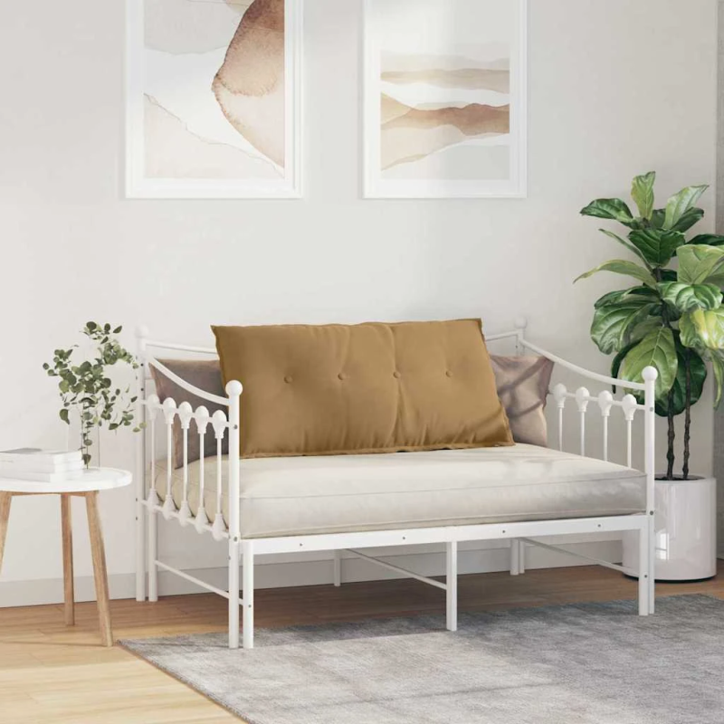 vidaXL Atpakaļ spilvens Brūna 100 x 50 cm Korduroja audums