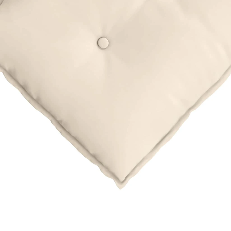 vidaXL Atpakaļ spilvens Bēša 100 x 50 cm Mikrofibra