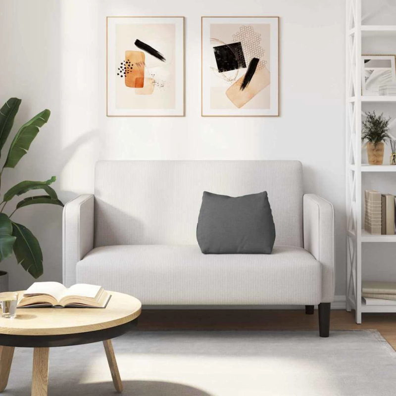 vidaXL Atpakaļ spilvens Tumši pelēks 45 x 20 x 35 cm audums