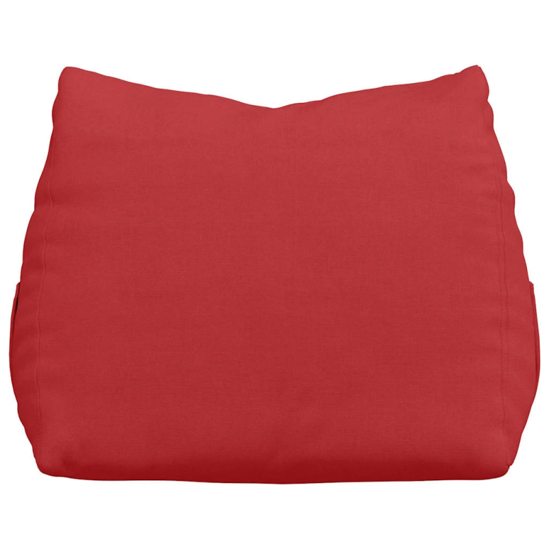 vidaXL Atpakaļ spilvens Sarkana 45 x 20 x 35 cm audums