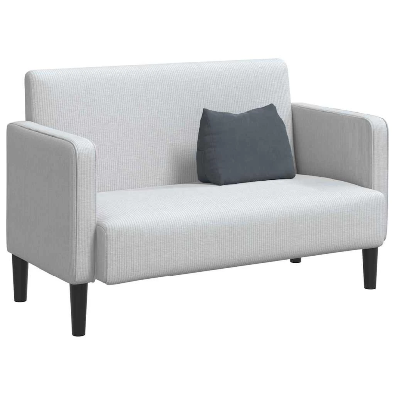 vidaXL Atpakaļ spilvens Tumši pelēks 45 x 20 x 35 cm Korduroja audums