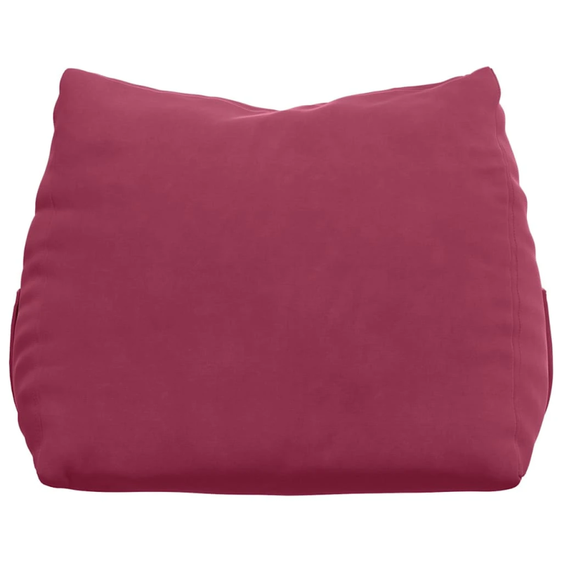 vidaXL Atpakaļ spilvens Vīna sarkans 45 x 20 x 35 cm Korduroja audums