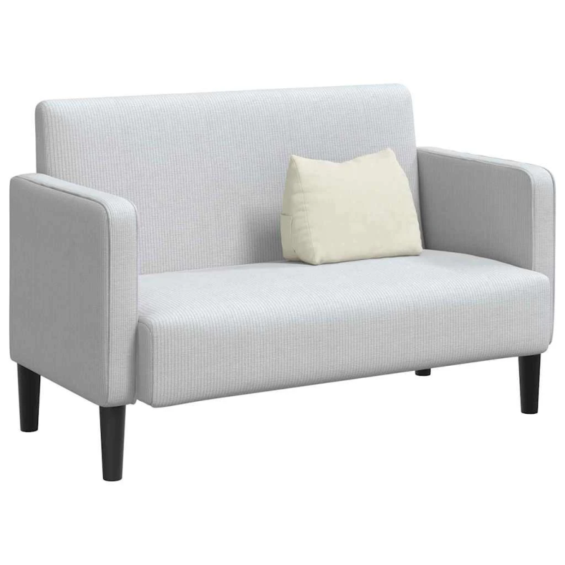 vidaXL Atpakaļ spilvens Krēmkrāsa 45 x 20 x 35 cm Korduroja audums