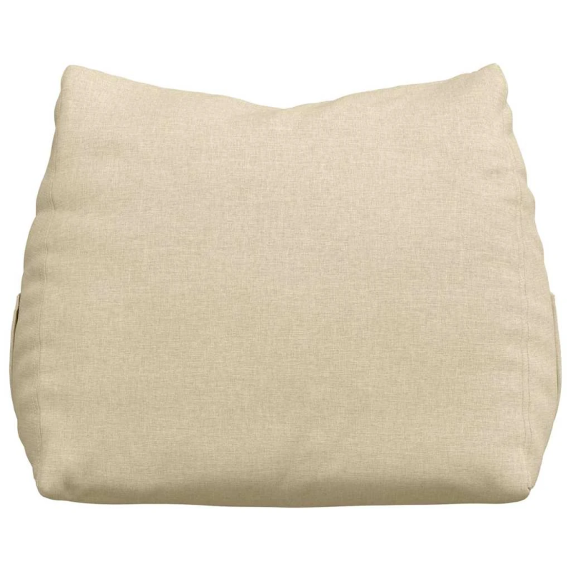 vidaXL Atpakaļ spilvens Krēmkrāsa 60 x 20 x 50 cm audums