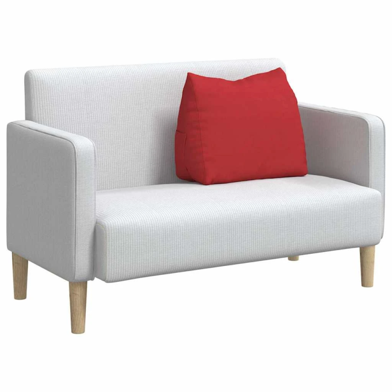 vidaXL Atpakaļ spilvens Sarkana 60 x 20 x 50 cm audums