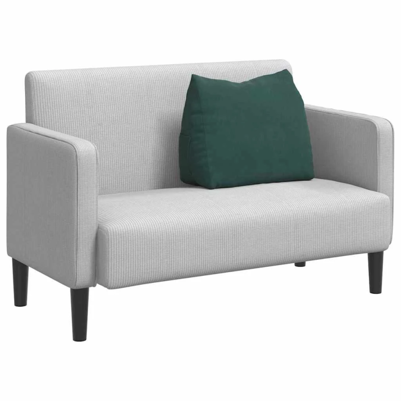 vidaXL Atpakaļ spilvens Tumši zaļš 60 x 20 x 50 cm Korduroja audums