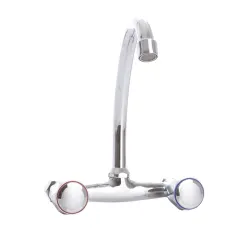 Wall mixer cd-51506 brass 2 handles