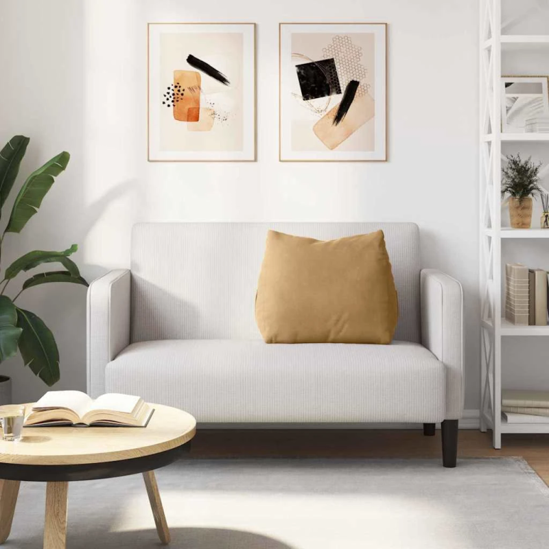 vidaXL Atpakaļ spilvens Brūna 60 x 20 x 50 cm Korduroja audums