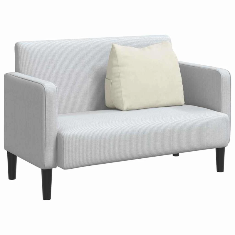 vidaXL Atpakaļ spilvens Krēmkrāsa 60 x 20 x 50 cm Korduroja audums