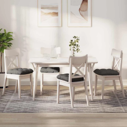 vidaXL Sēdvietas spilventiņi 4 pcs Gaiši pelēks 40 x 40 cm