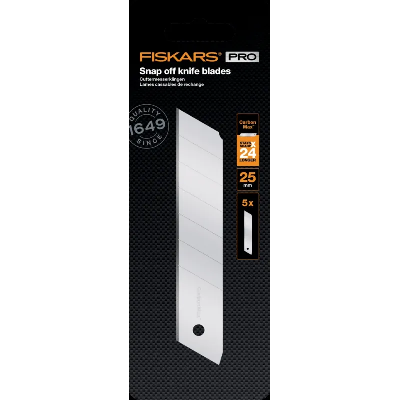 Nuga Fiskars 1027233, 12.5 cm, metall, 5 tk