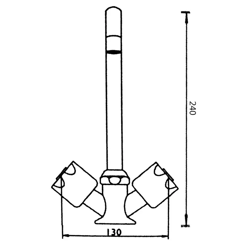 Virtuves jaucējkrāns Thema Lux Atlanta CD-51505, hroma krās.
