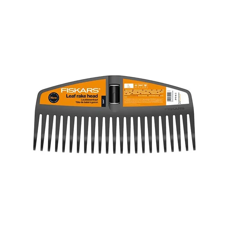 Lapų grėblys vėduoklinis Fiskars 1063089, be koto, 414 mm