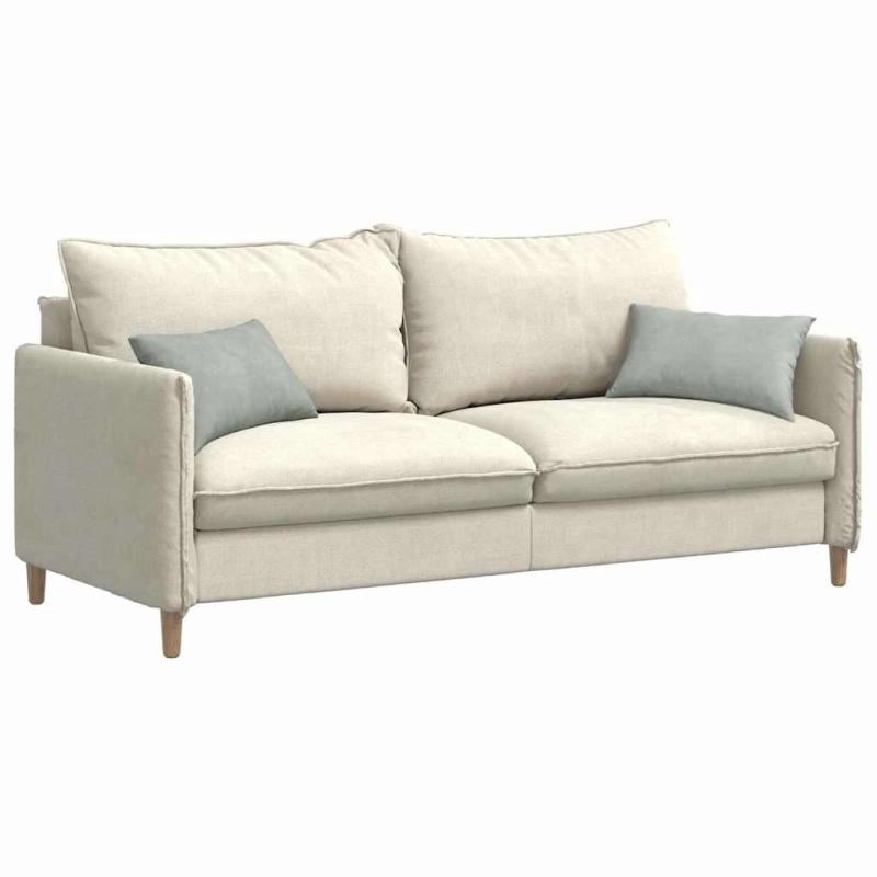 vidaXL Dīvāna spilveni 2 pcs Gaiši pelēka 50 x 30 cm Korduroja audums